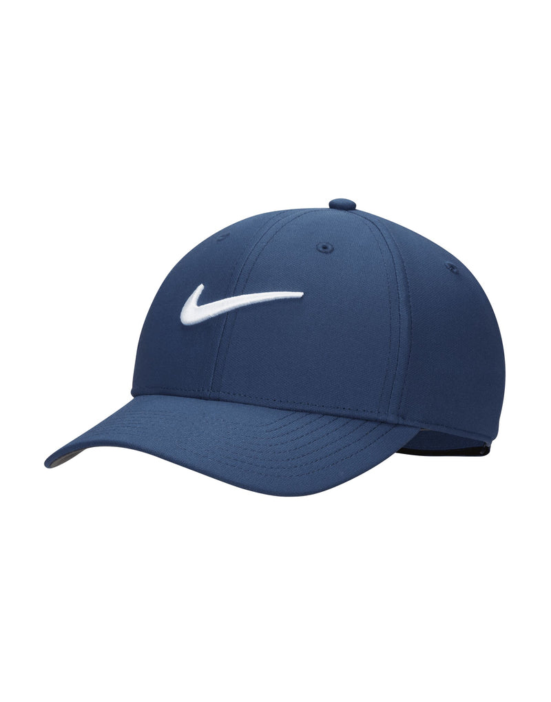 Nike Golf Dri-Fit Structured Swoosh Cap - Midnight Navy/White