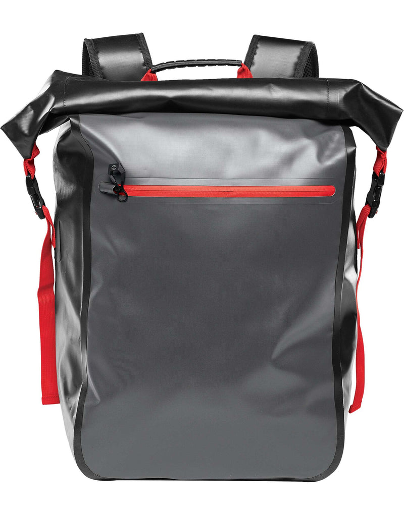 Stormtech Bags Kemano Backpack - Black/Graphite/Bright Red