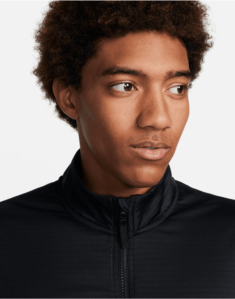 Nike Golf Dri-Fit 1/2 Zip Top - Black/White