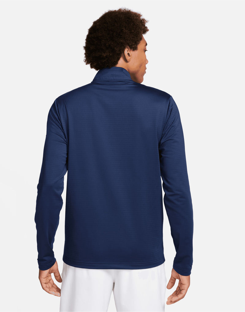 Nike Golf Dri-Fit 1/2 Zip Top - Midnight Navy/White