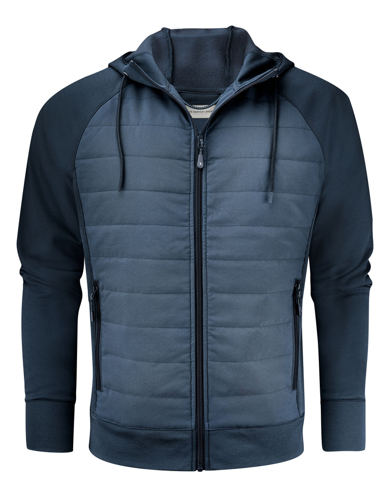 James Harvest Keyport Full Zip Hooded Hybrid Jacket
