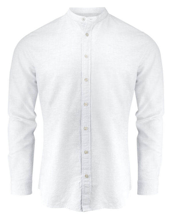 James Harvest Townsend Linen-Blend Shirt