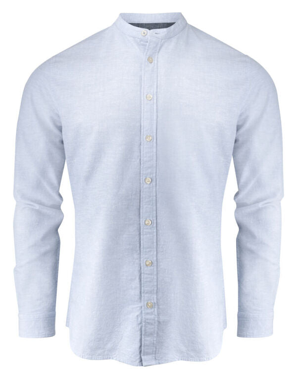 James Harvest Townsend Linen-Blend Shirt