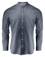 James Harvest Townsend Linen-Blend Shirt - thumbnail 4