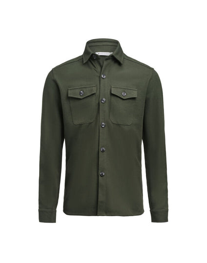 James Harvest Hicksville Overshirt - Navy
