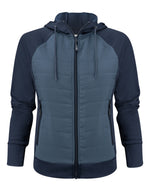 James Harvest Ladies Keyport Full Zip Hooded Hybrid Jacket - thumbnail 4