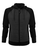James Harvest Ladies Keyport Full Zip Hooded Hybrid Jacket - thumbnail 2