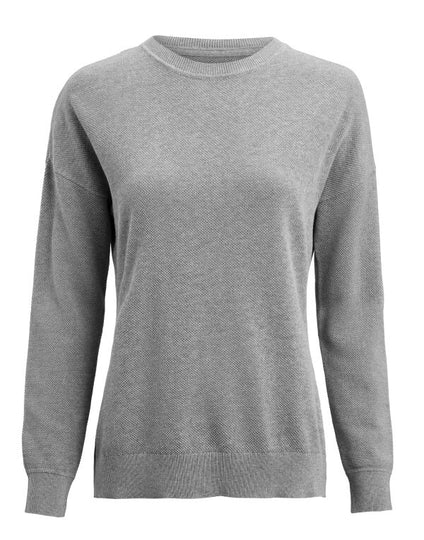 James Harvest Ladies Ashland Casual Knit - Grey Melange