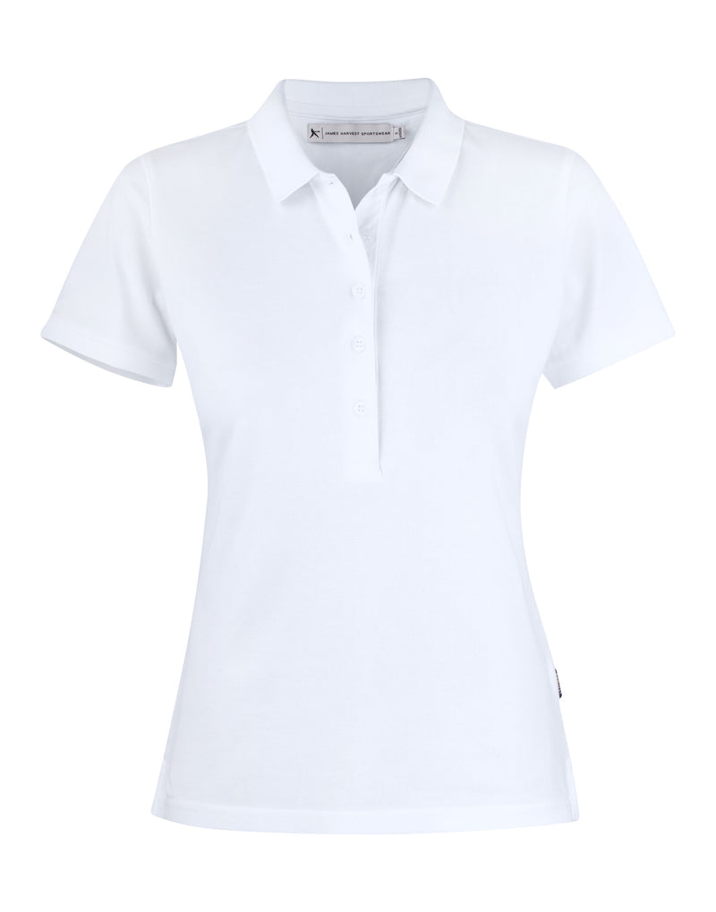 James Harvest Ladies Sunset Pique Polo Shirt