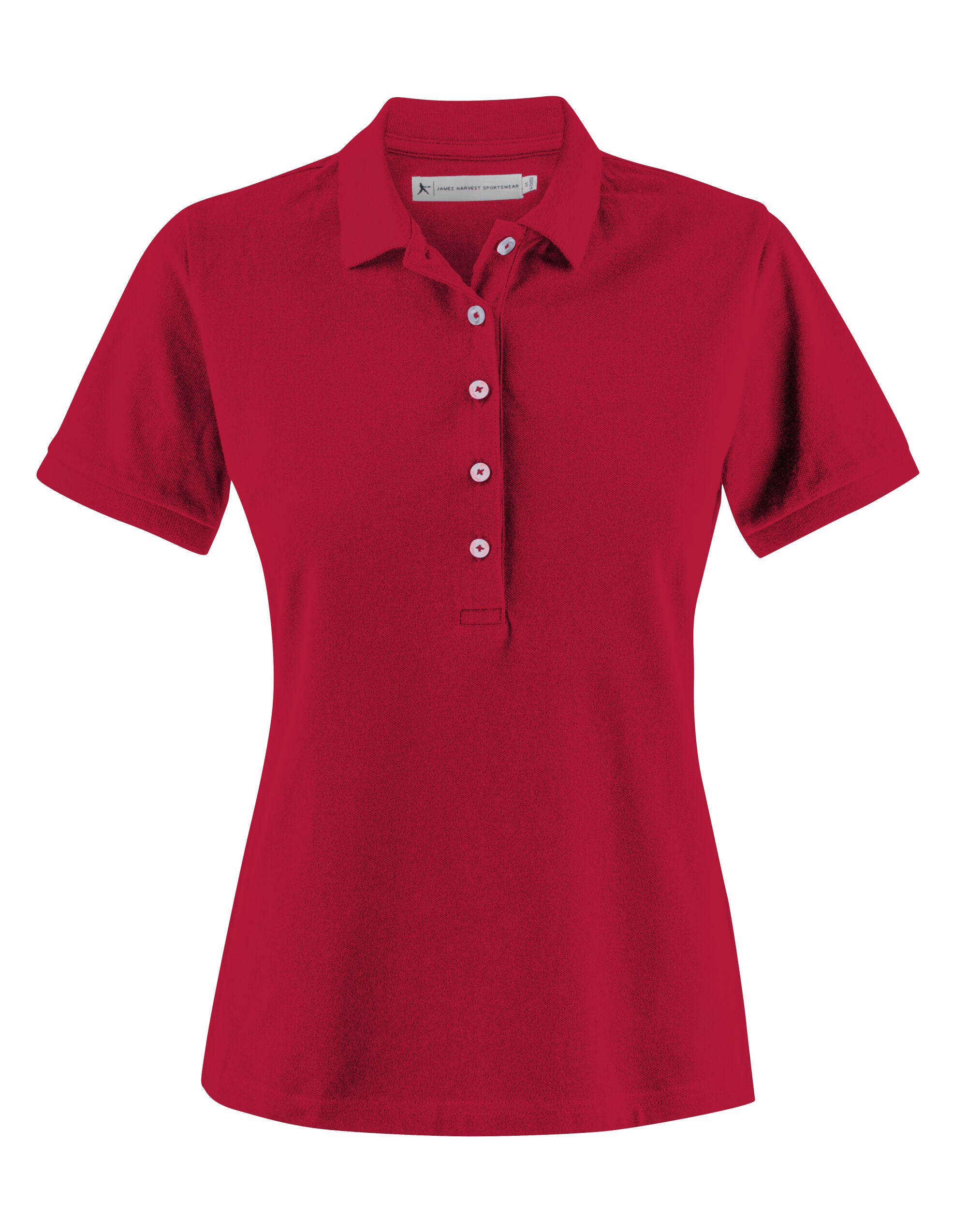 James Harvest Ladies Sunset Pique Polo Shirt
