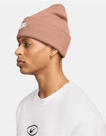 Nike Golf Futura Peak Beanie - Rose Gold/White