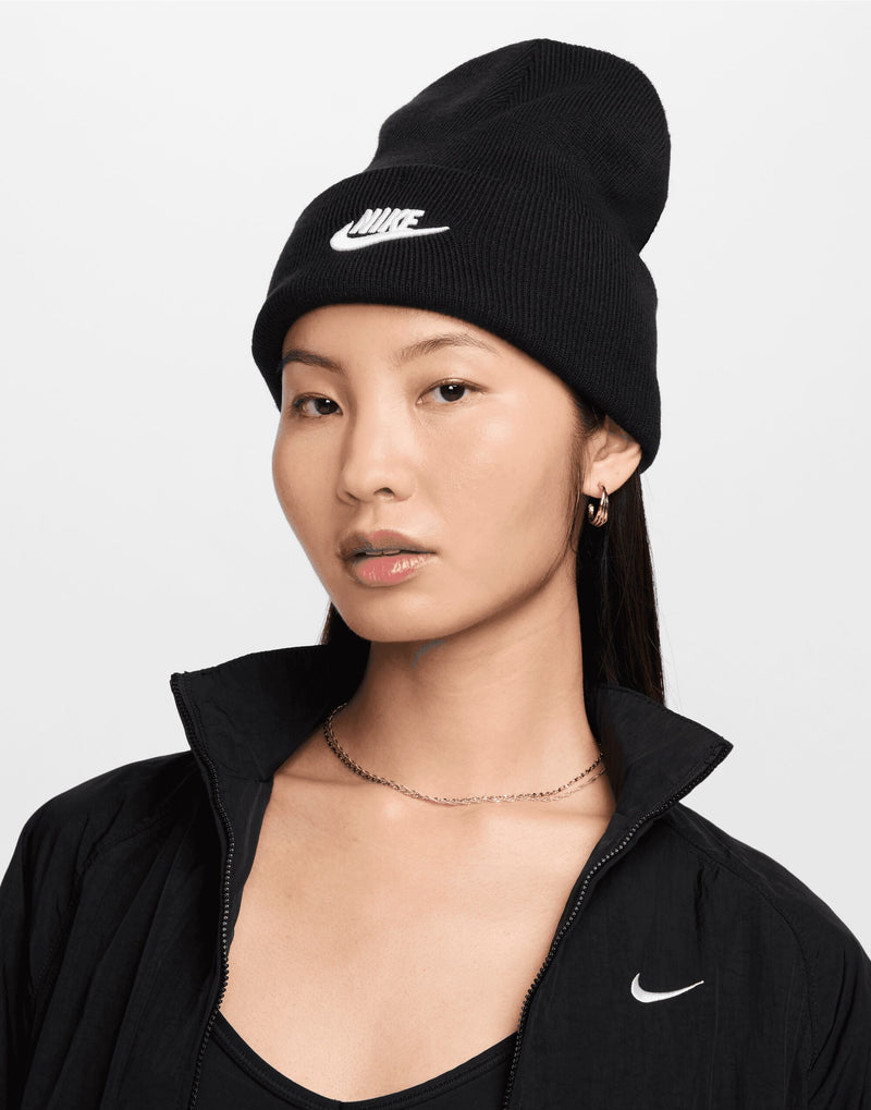 Nike Golf Futura Peak Beanie - Black/White