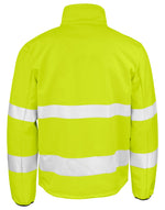 Jobman Softshell Jacket Hi-Vis - thumbnail 3