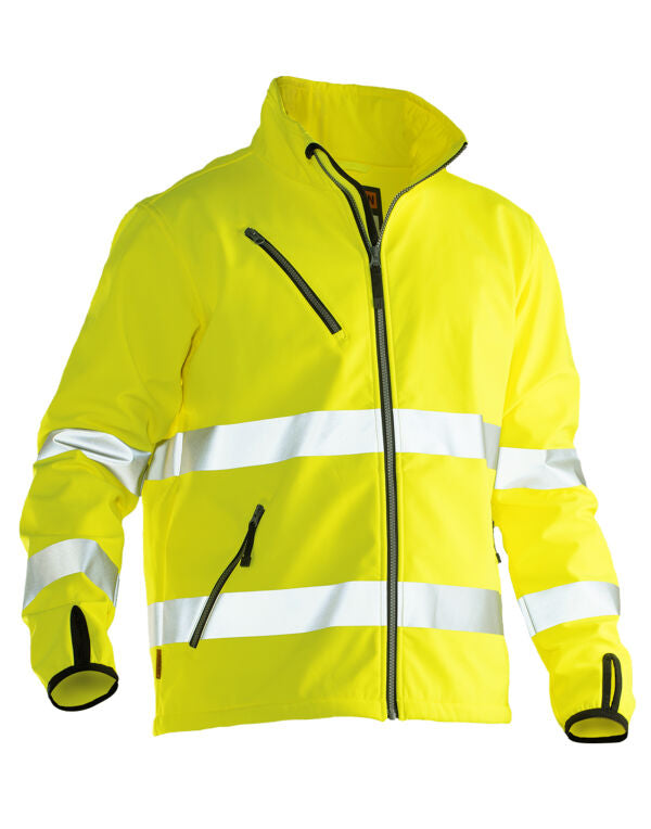 Jobman Softshell Jacket Hi-Vis - Yellow