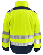 Jobman Winter Jacket Star Hi-Vis - Yellow/Navy