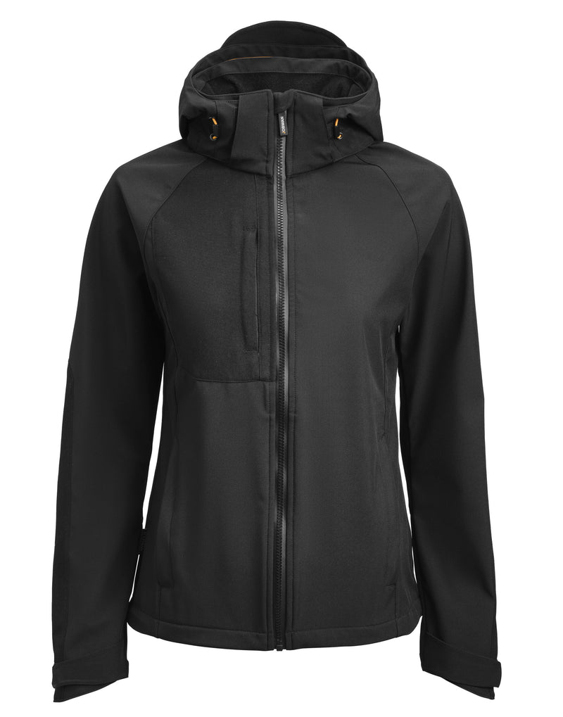 Jobman Women'S Oxygen Softshell Jacket - Black