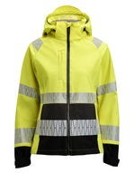 Jobman Women'S Softshell Jacket Hi-Vis - thumbnail 1