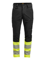 Jobman Service Trousers Stretch Hi-Vis - thumbnail 4