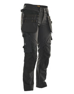Jobman Women'S Craftsman Trousers Stretch - Olive Green/Black