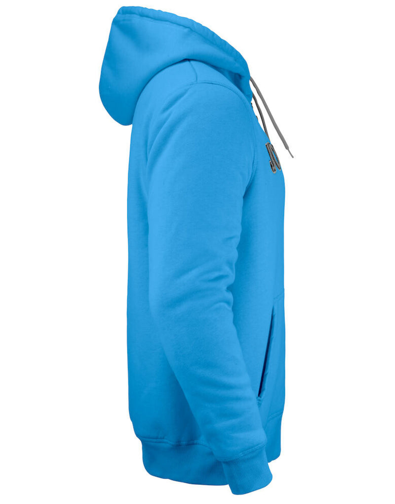 Jobman Men'S Vintage Hoodie Lined - Ocean/Dark Grey