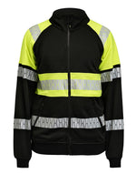 Jobman Sweatshirt Full-Zip Hi-Vis