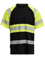 Jobman Hi-Vis T-Shirt - Black/Yellow