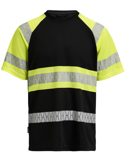 Jobman Hi-Vis T-Shirt - Black/Yellow