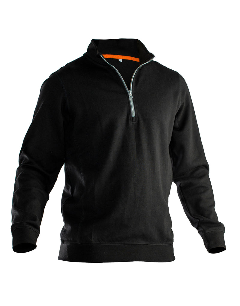Jobman Sweatshirt 1/2 Zip - Black