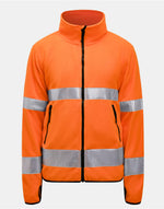 Jobman Fleece Jacket Hi-Vis - thumbnail 10