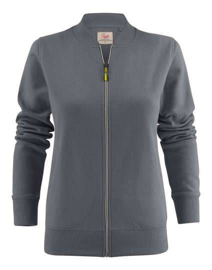 Printer Essentials Ladies Javelin Full Zip Sweatshirt - White