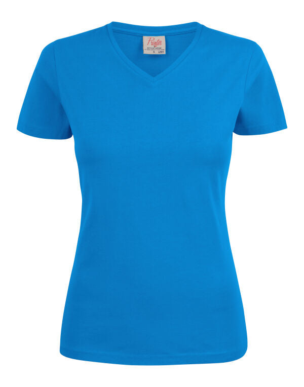 Printer Essentials Ladies Heavy V-Neck T-Shirt
