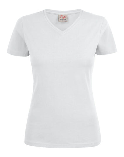 Printer Essentials Ladies Heavy V-Neck T-Shirt