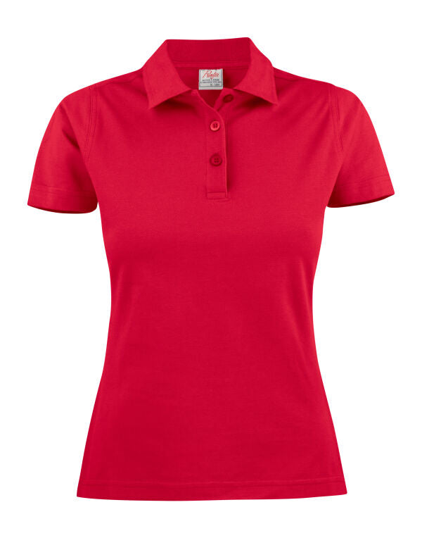 Printer Essentials Ladies Surf Light Polo - White