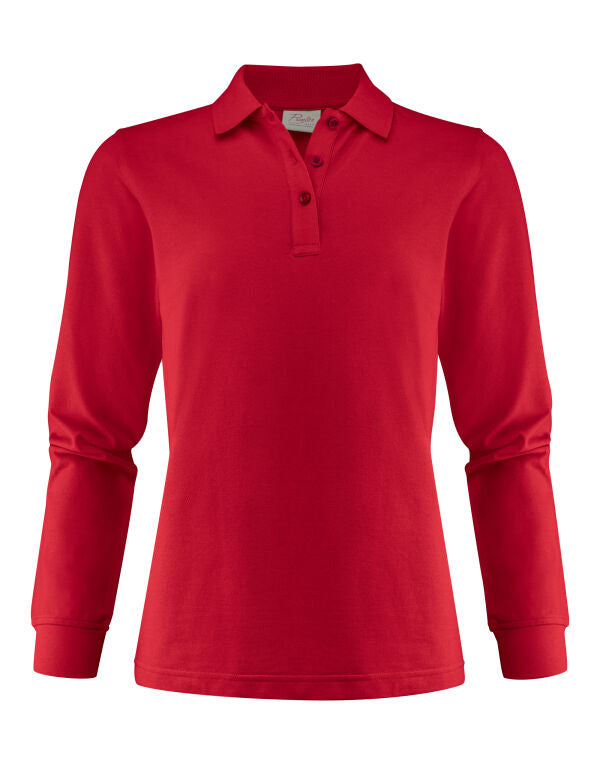 Printer Essentials Ladies Surf Pro Long Sleeve Polo