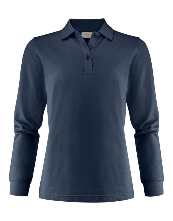 Printer Essentials Ladies Surf Pro Long Sleeve Polo