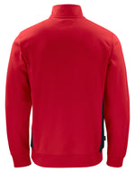 Pro-Job Prio 2128 1/2 Zip Sweatshirt - Red