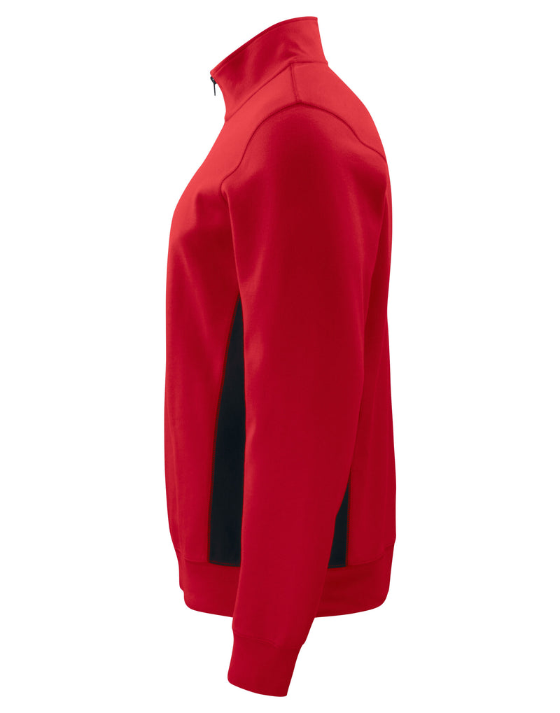 Pro-Job Prio 2128 1/2 Zip Sweatshirt - Red