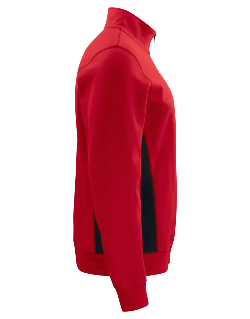 Pro-Job Prio 2128 1/2 Zip Sweatshirt - Red