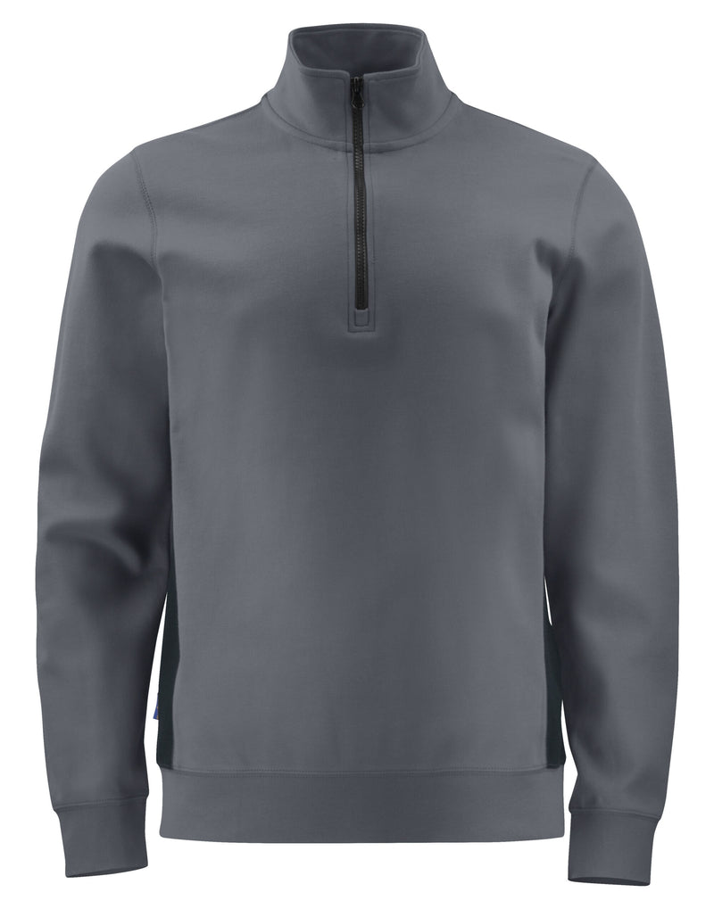 Pro-Job Prio 2128 1/2 Zip Sweatshirt - Grey