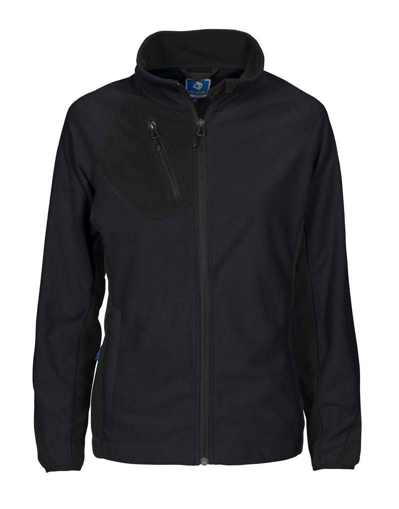 Pro-Job Prio 2326 Ladies Microfleece Jacket - Black