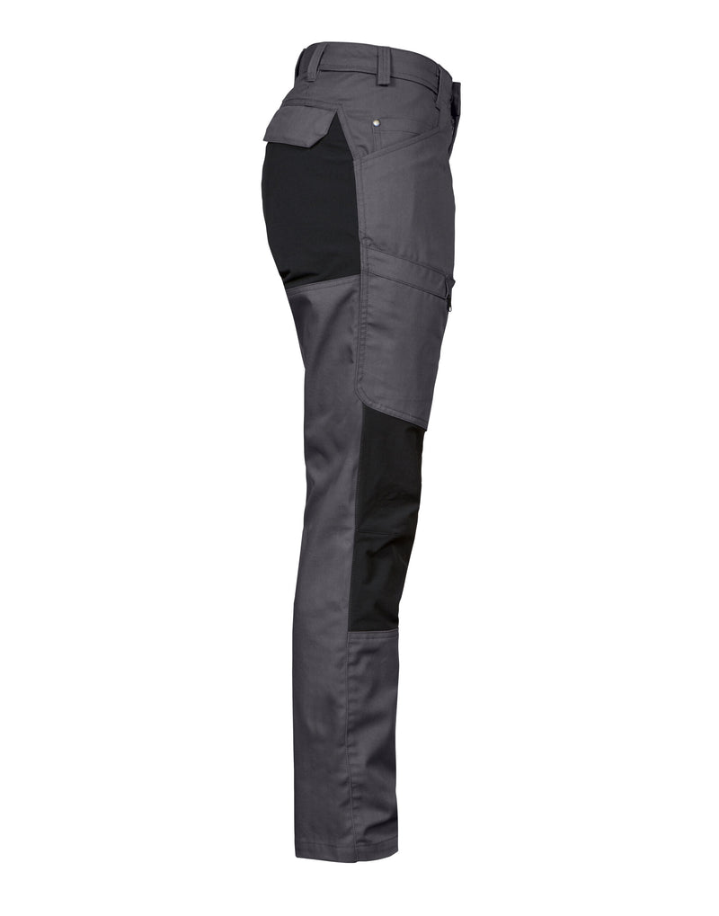 Pro-Job 2521 Ladies Stretch Waistpants - Grey