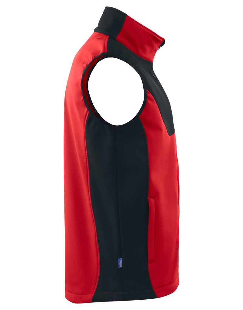 Pro-Job Prio 3702 Softshell Vest - Red