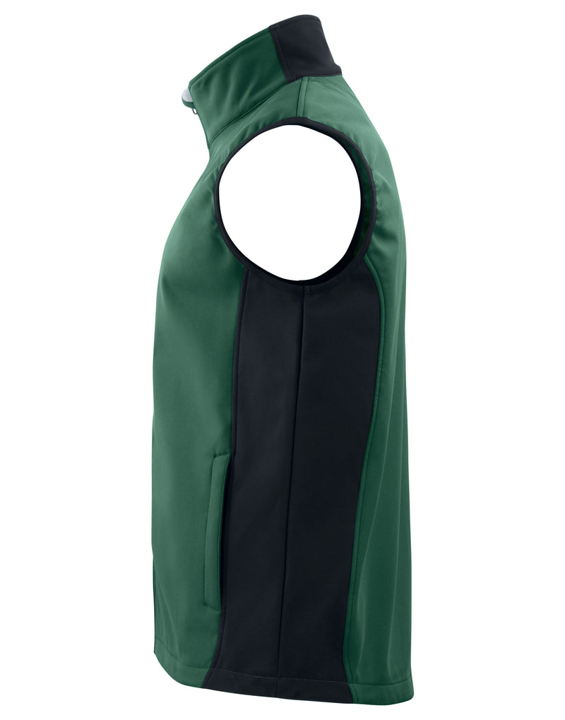 Pro-Job Prio 3702 Softshell Vest - Forest Green