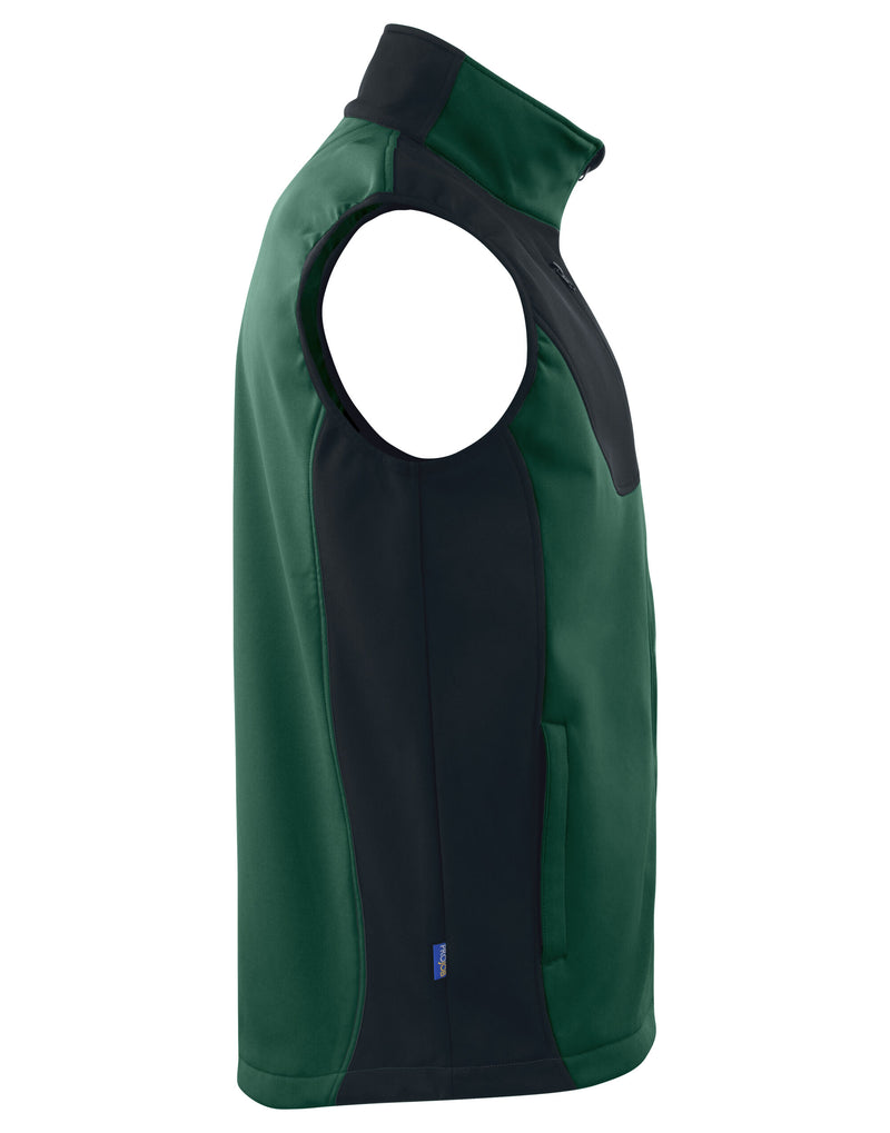Pro-Job Prio 3702 Softshell Vest - Forest Green