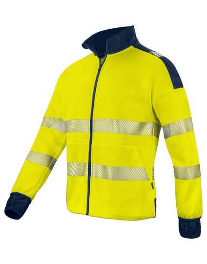 Pro-Job 6109 Sweatshirt En Iso 20471 Class 3/2 - Yellow/Navy