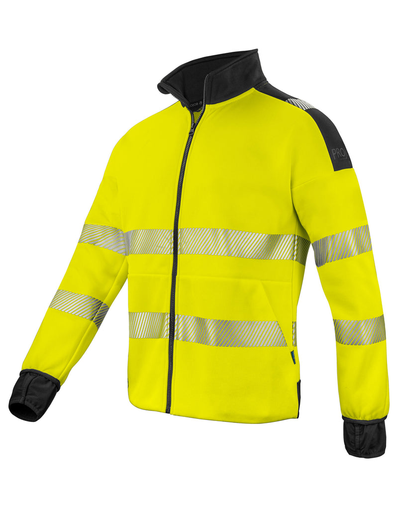 Pro-Job 6109 Sweatshirt En Iso 20471 Class 3/2 - Yellow/Black