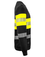 Pro-Job 6129 Sweatshirt En Iso 20471 Class 1 - Yellow/Black