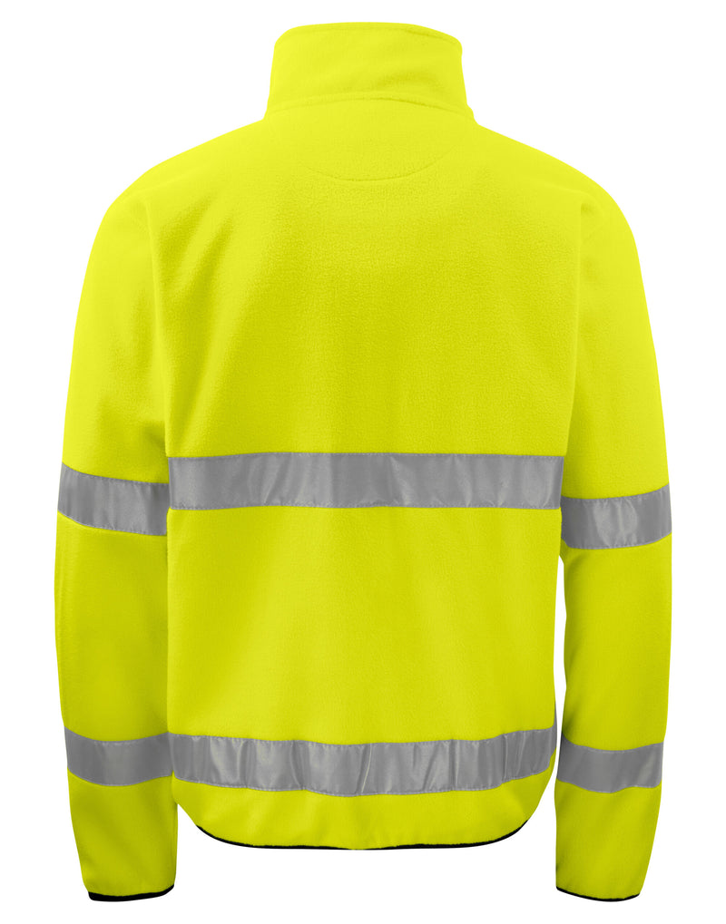 Pro-Job Prio 6327 Fleece Jacket En Iso 20471 Class 3 - Yellow/Black