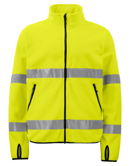 Pro-Job Prio 6327 Fleece Jacket En Iso 20471 Class 3 - Yellow/Black