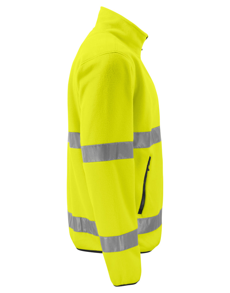 Pro-Job Prio 6327 Fleece Jacket En Iso 20471 Class 3 - Yellow/Black